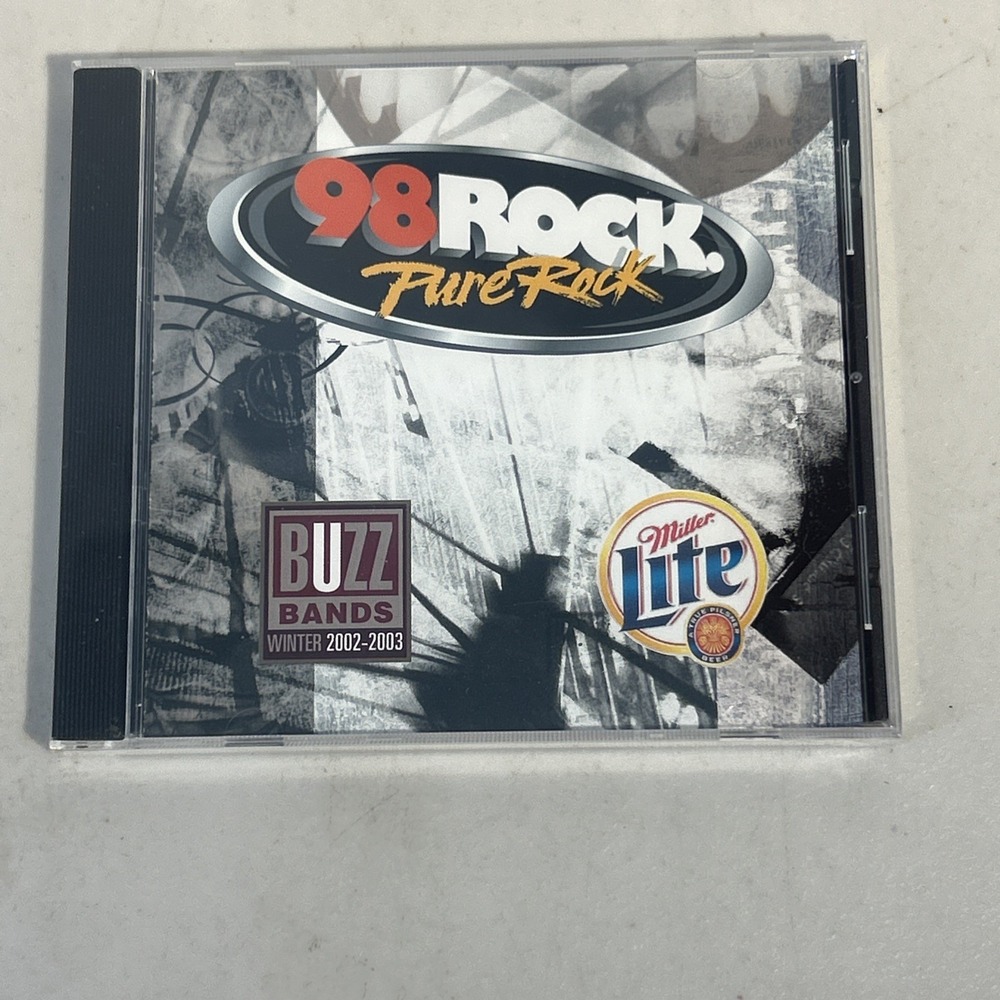 98 Rock Pure Rock Buzz Bands CD Winter 2002-2003 Promo Compilation NEW "Sealed"
